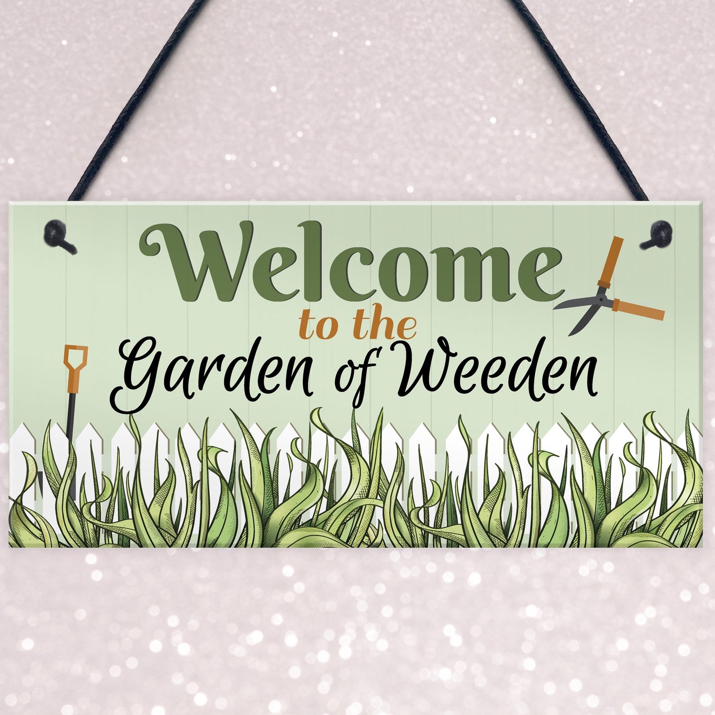 Garden Of Weeden Funny Novelty Garden Shed Home Decor Plaques