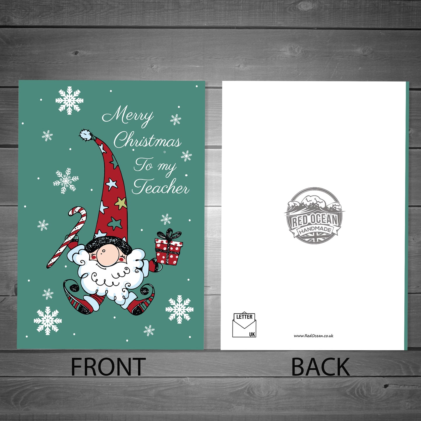 Merry Christmas Card For Teacher Thank You Cards For Teacher