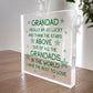 Grandad Gifts Acrylic Block Grandad Christmas Birthday Gifts