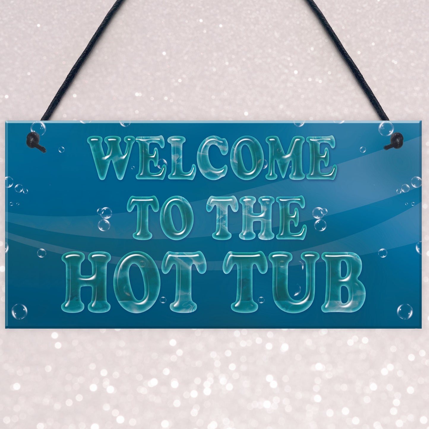 Nautical Theme Hot Tub Sign Welcome Sign Garden Shed Plaque