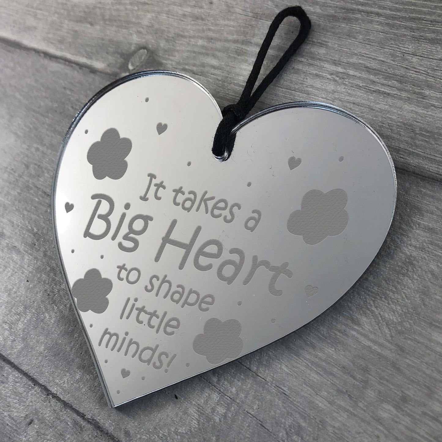 Teacher Mirror Heart Thank You Gift For Teacher Teaching