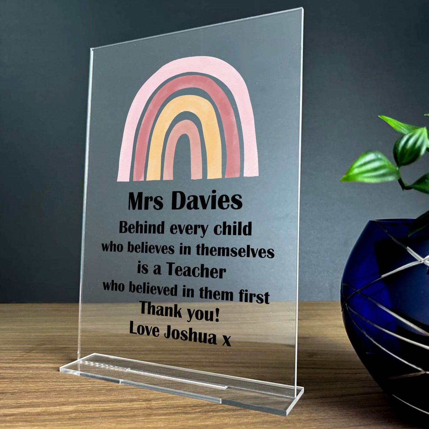 Personalised Teacher Gifts Thank You End Of School Nursery