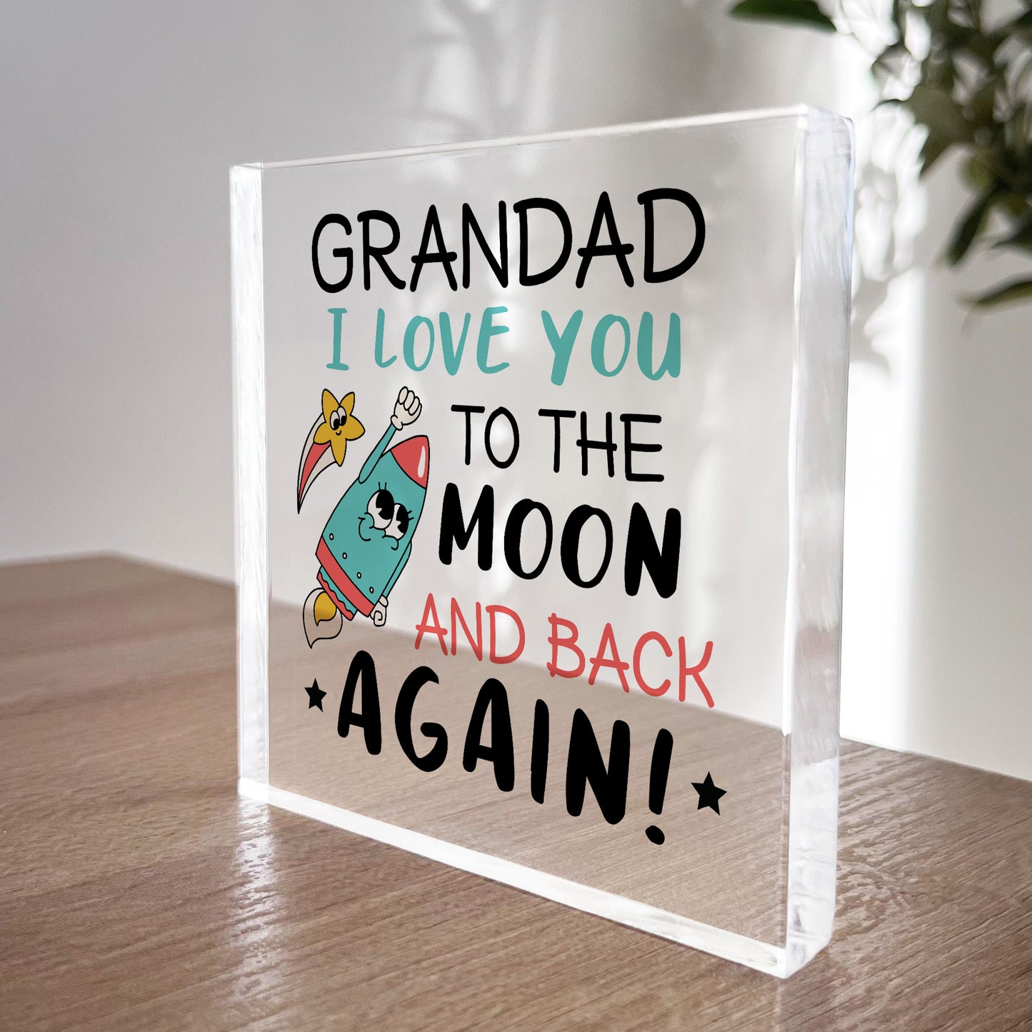 Grandad Gifts Freestanding Plaque Gift Christmas Birthday