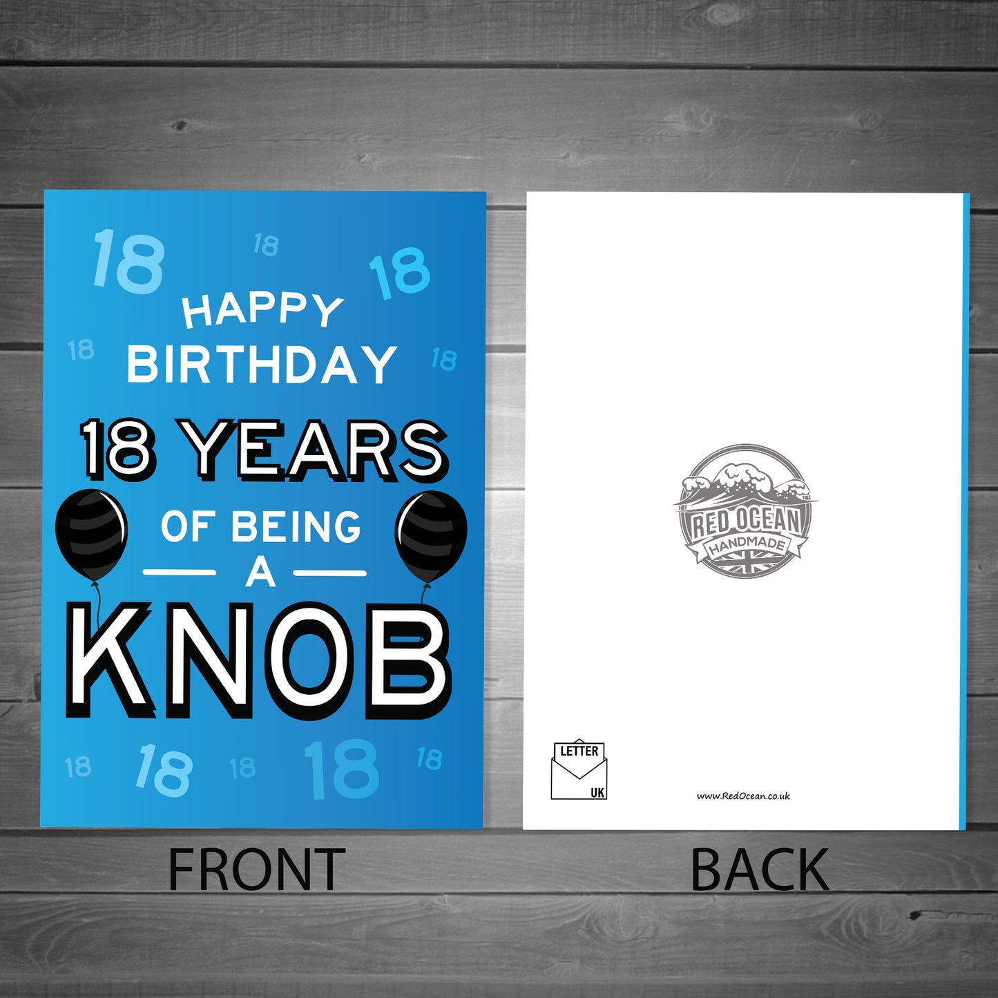 Funny 18th Birthday Card For Friend Brother Son Rude Birthday