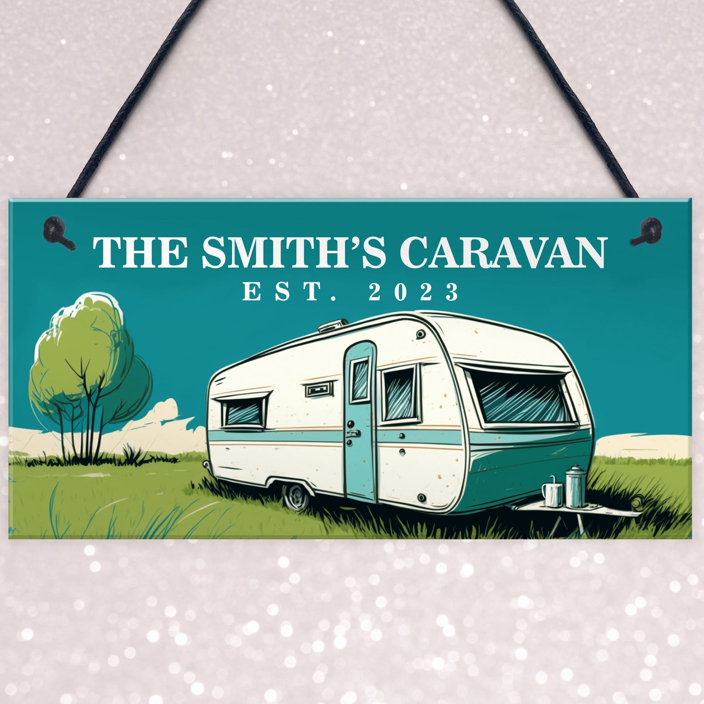 Personalised Caravan Sign Accessories Home Decor Caravan Lover