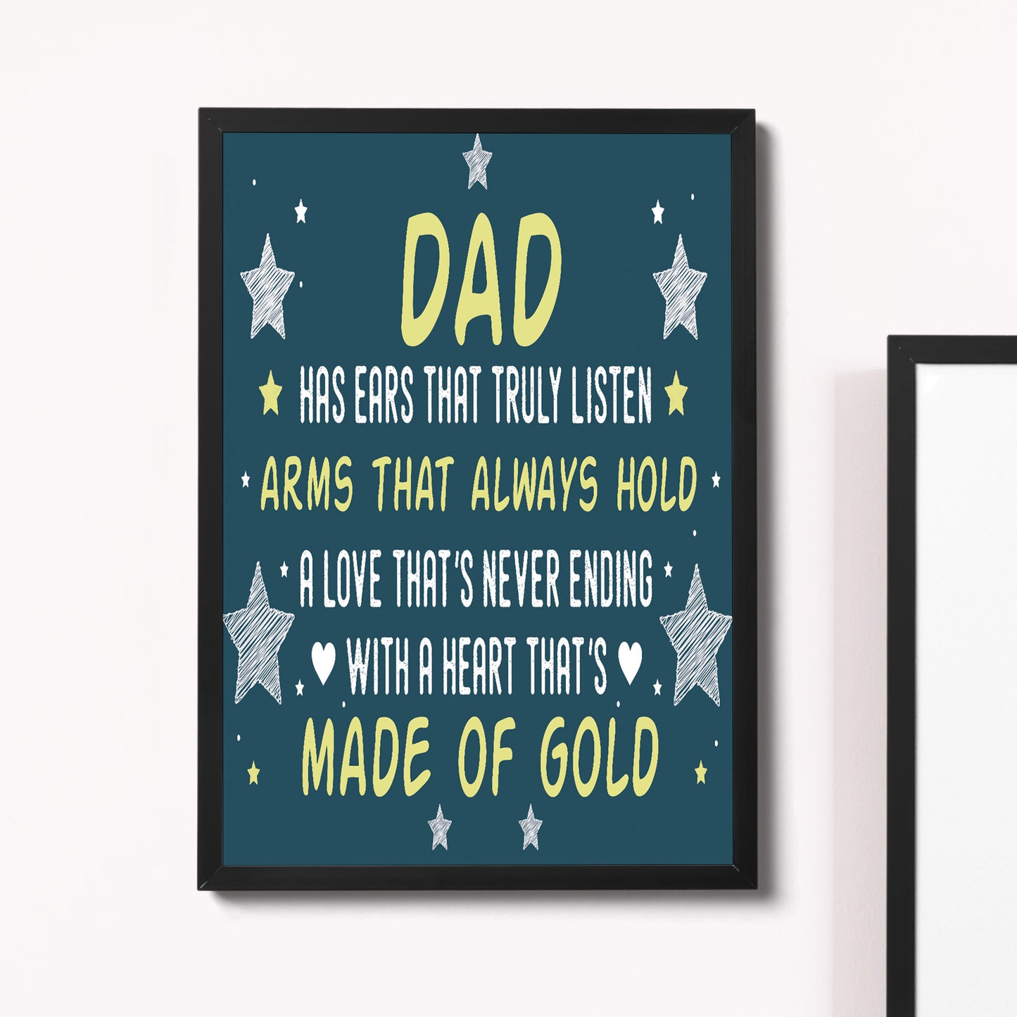 Dad Gifts For Him Framed Print Dad Birthday Gifts Dad Christmas