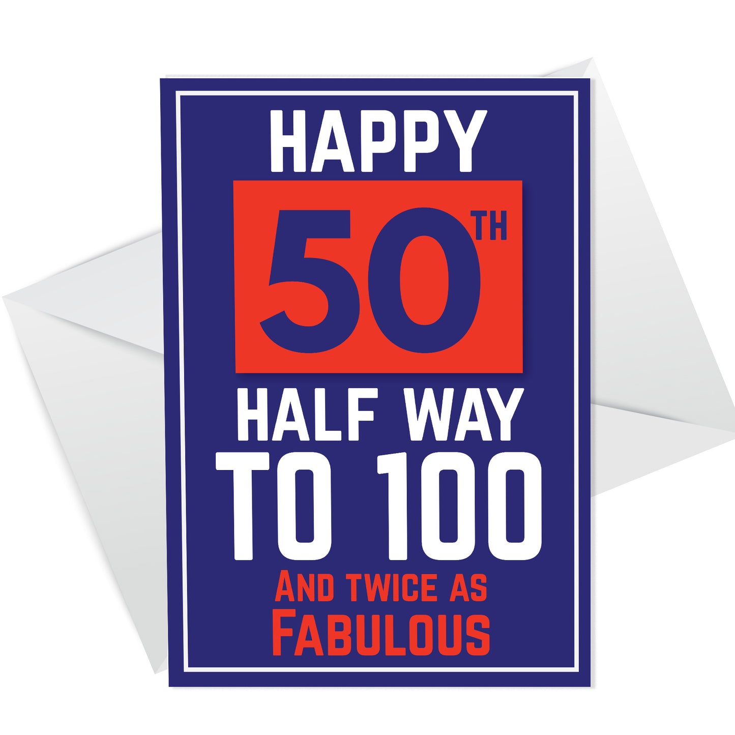 Funny 50th Birthday Gift for Women and Men Turning 50 Years Old