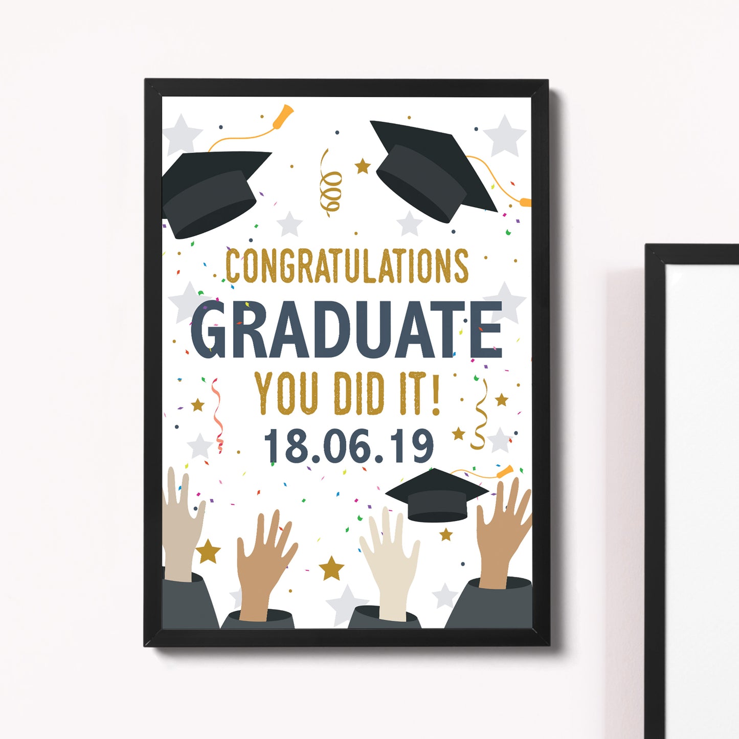 Personalised Gift For Graduate Graduation Gifts Framed Print