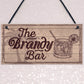Vintage Shabby Chic Bar Sign Brandy Plaque Home Bar Wedding Gift