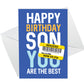 Funny 18th Birthday Gifts For Son Him Heart 18th Birthday Card