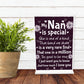 Nan Christmas Birthday Gifts For Grandparents Standing Plaques