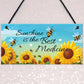 Shabby Chic Sunshine Sign Hot Tub Plaque Garden Shed Summerhouse
