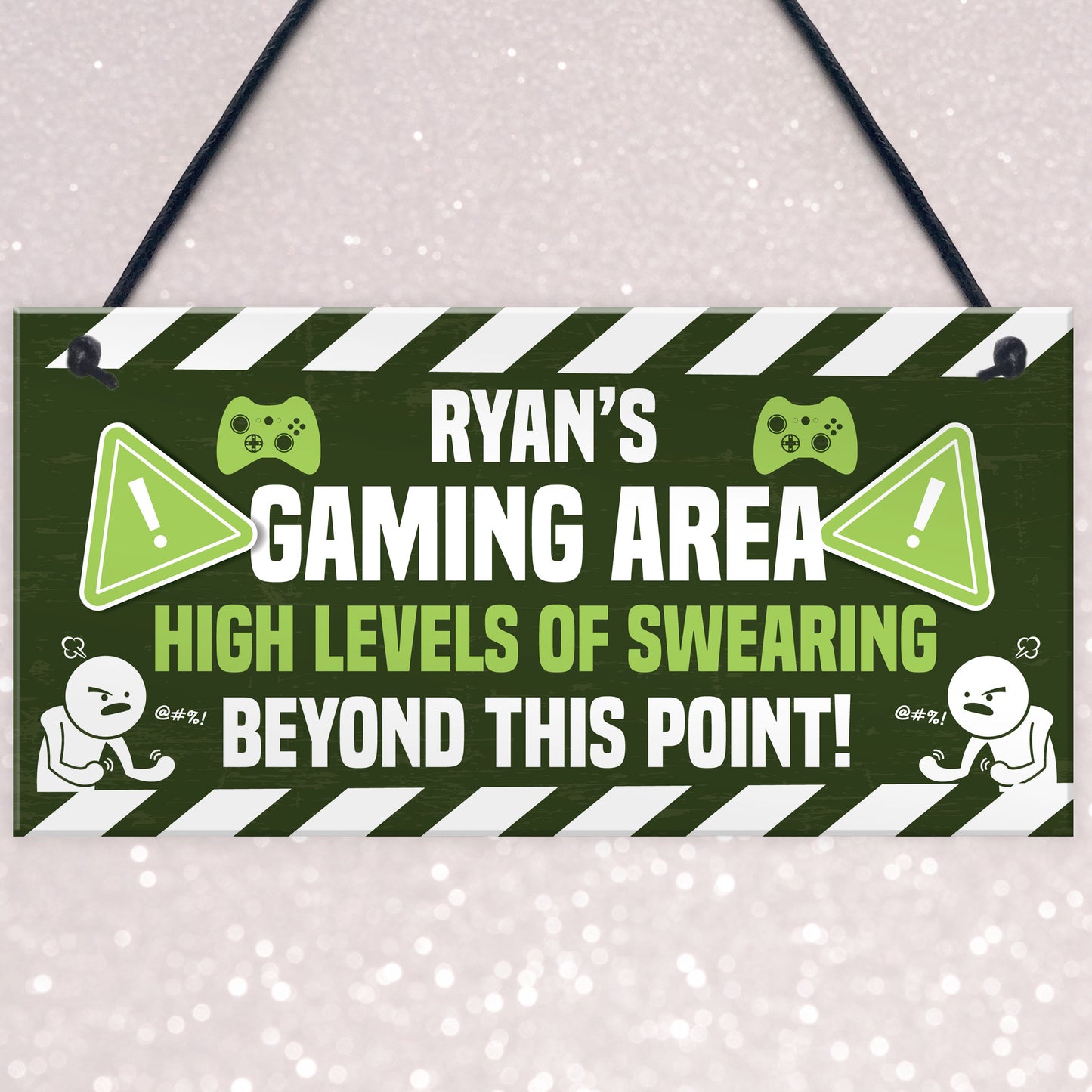 Personalised Gaming Room Sign Boys Bedroom Gamer Gift