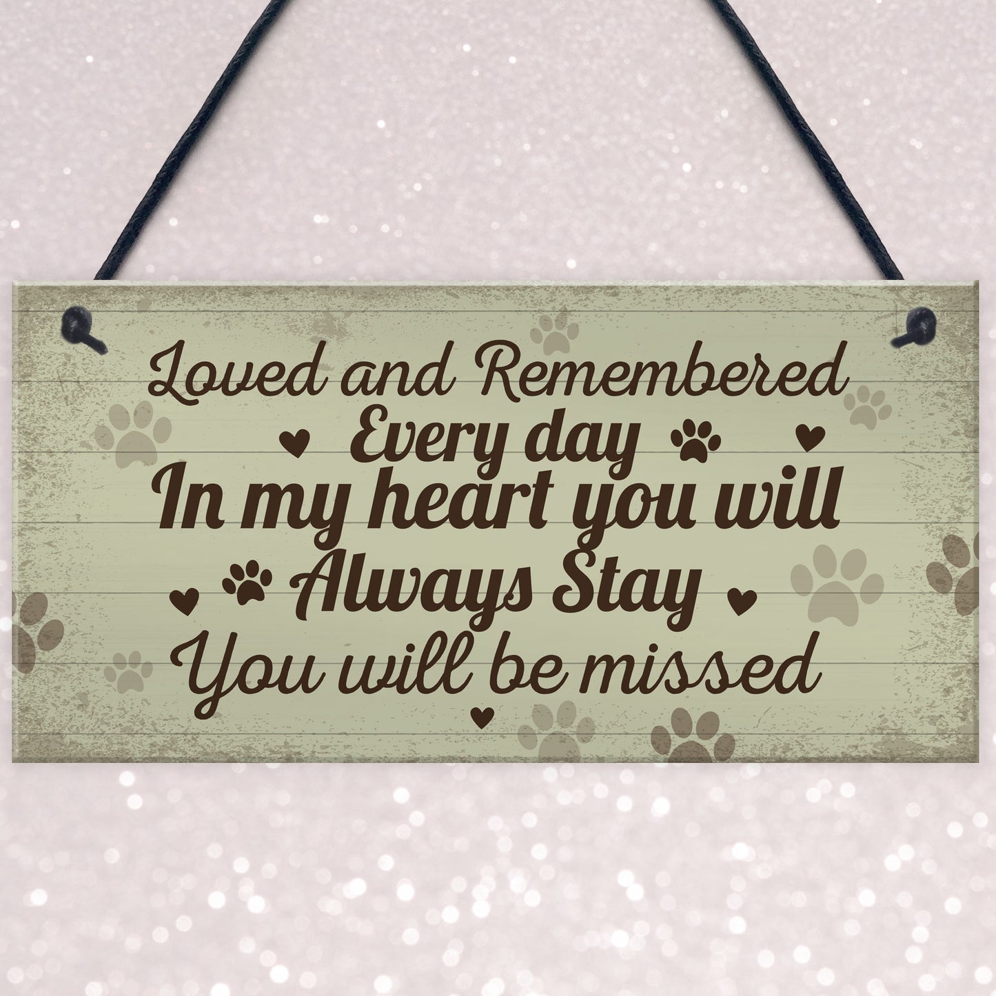 Hanging Pet Memorials Cat Plaque Pet Memorials Dog Remembrance