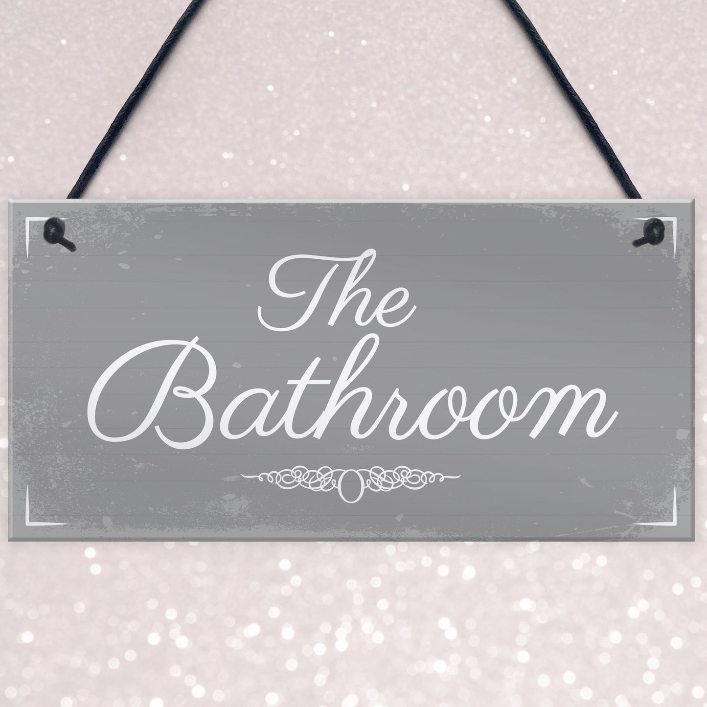 'THE BATHROOM' Door Sign Plaque Sign for Toilet or Bathroom