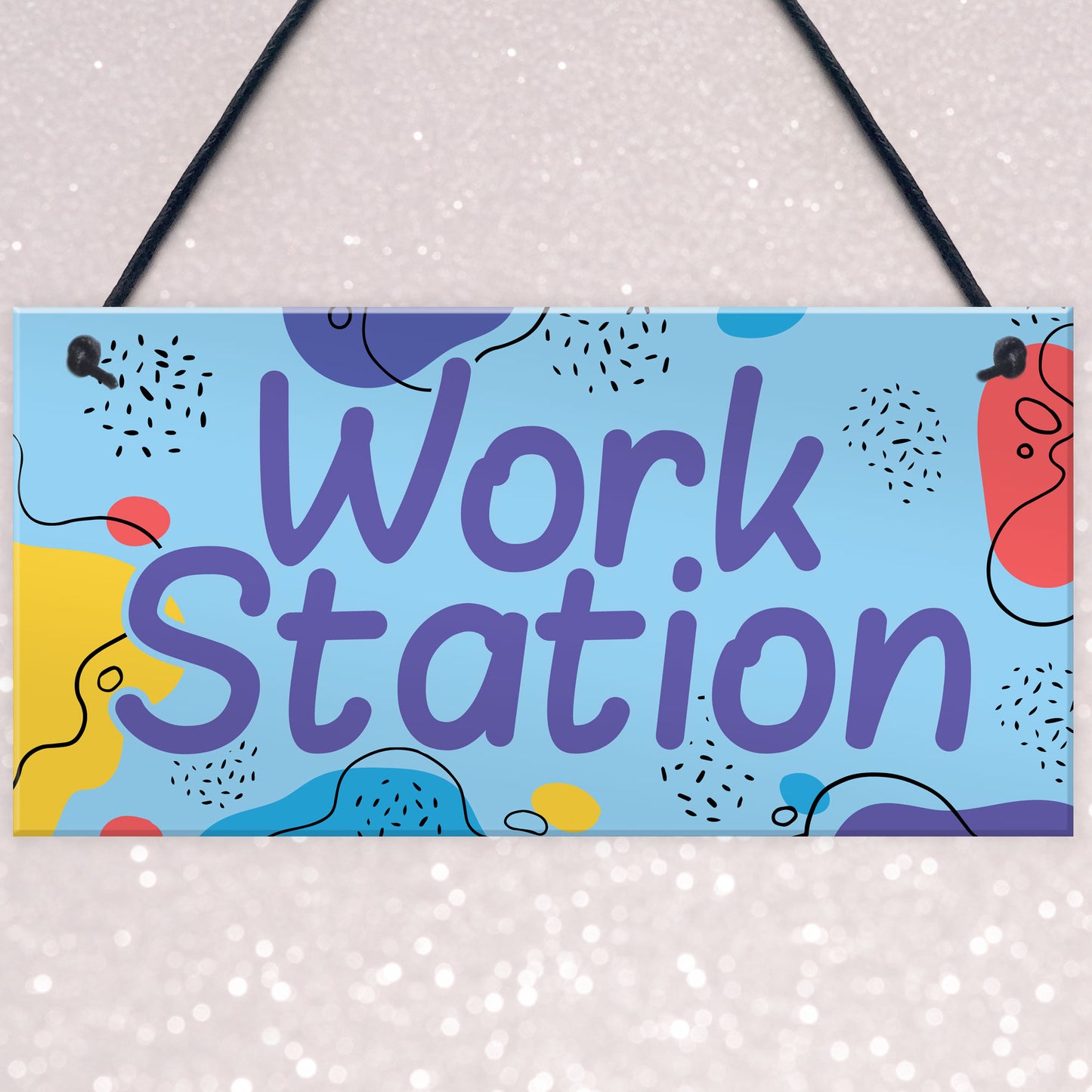 Gift For Teacher Teaching Assistant Hanging Sign Work Station