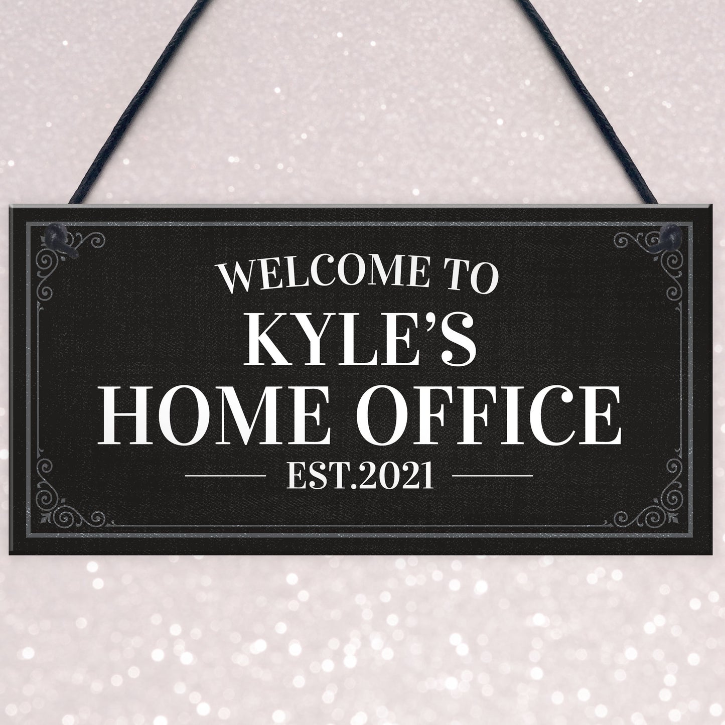 Personalised Home Office Hanging Home Decor Gifts For Him Her