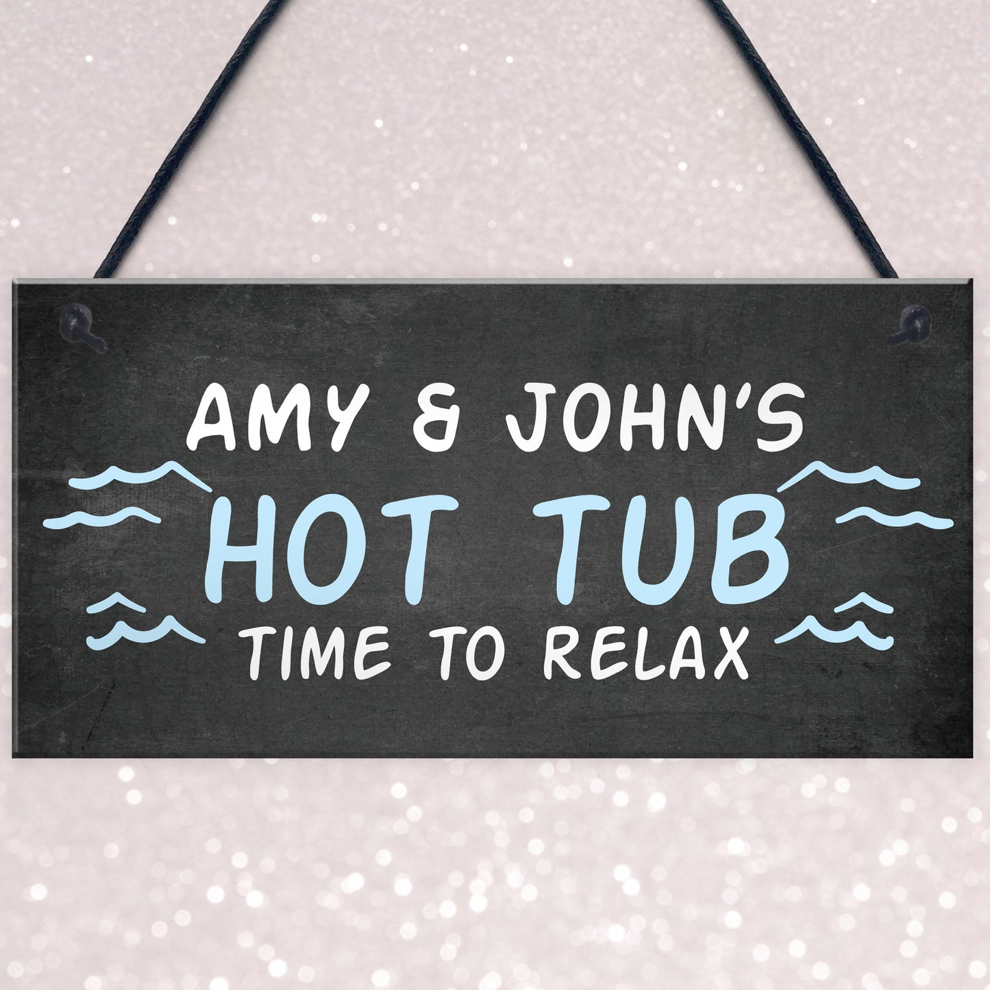 Hot Tub Hanging Sign Novelty Garden Plaque Shed Jacuzzi Pool
