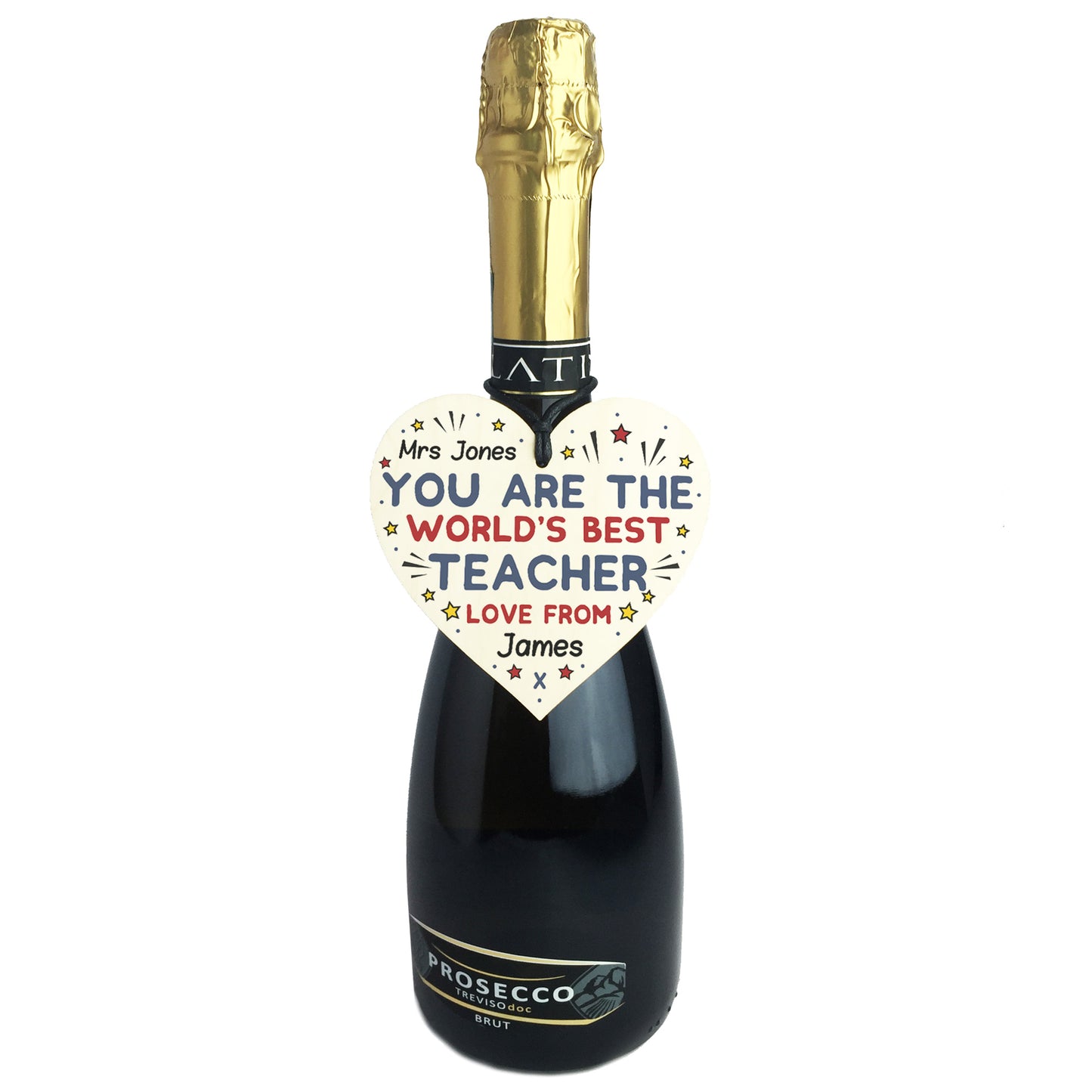 Personalised Best Teacher Gifts Wood Heart Thank you Pre Schoo