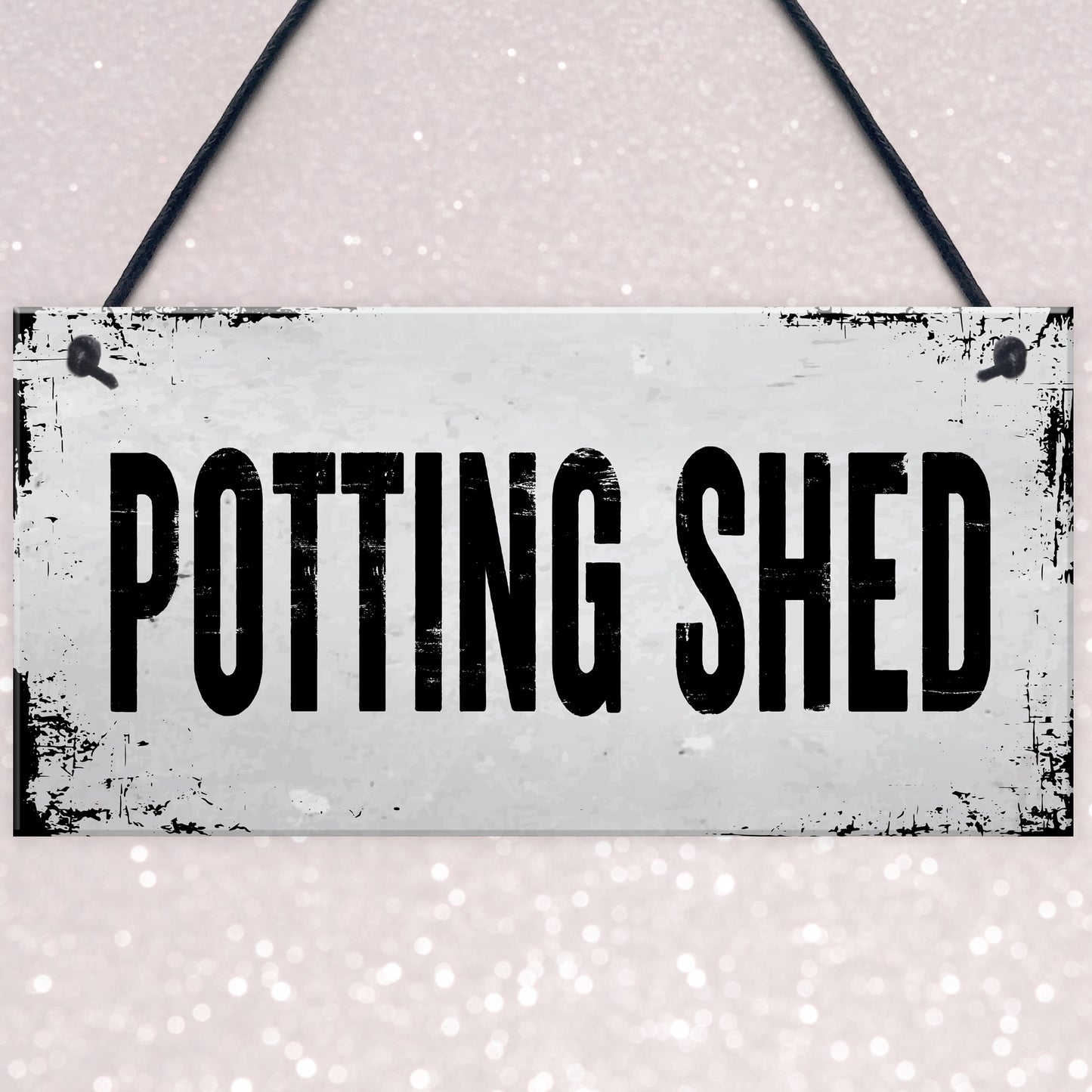 Novelty Potting Shed Sign For Garden Shed Greenhouse Home Decor