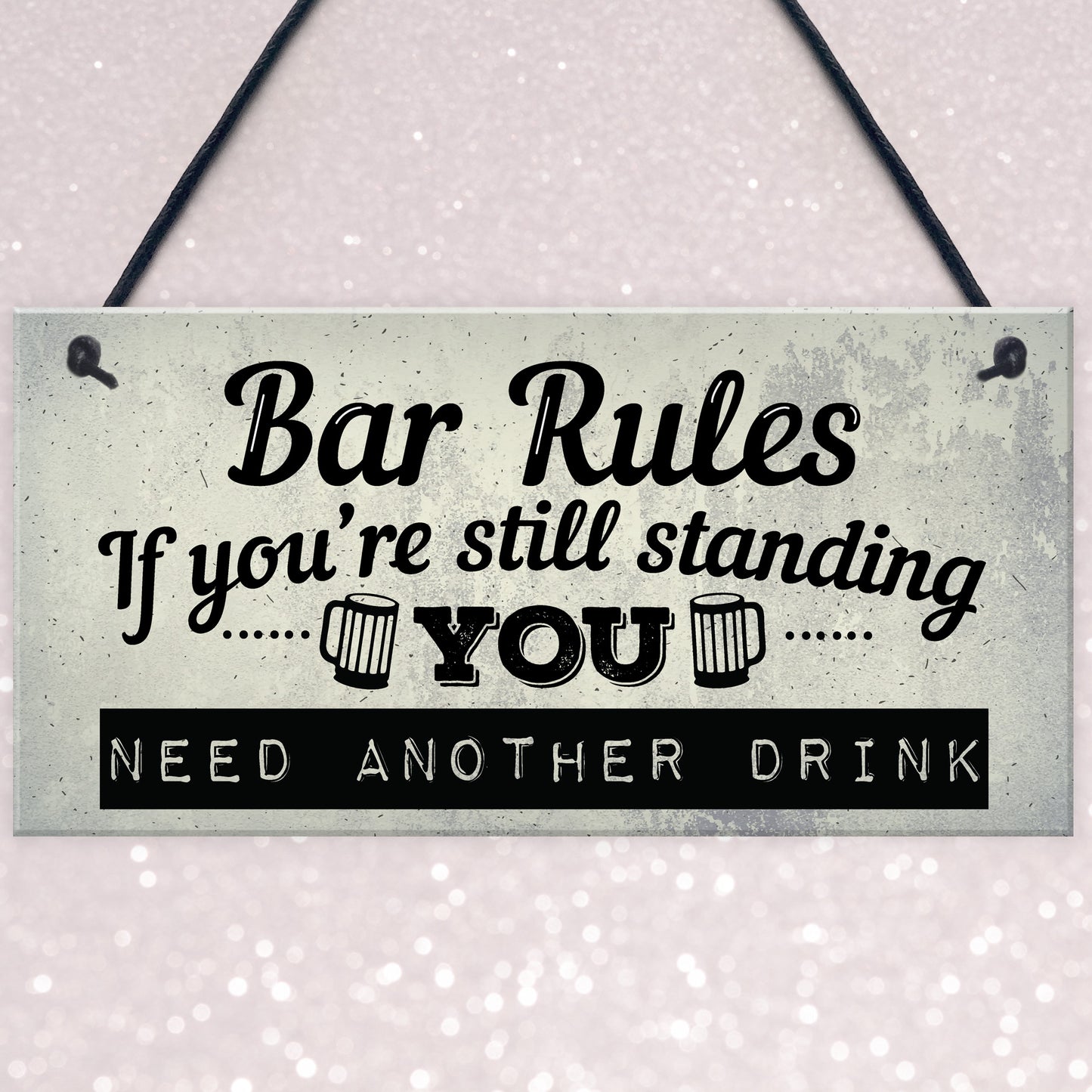 Still Standing Plaque Alcohol Beer Pub Bar Garden Man Cave Wall