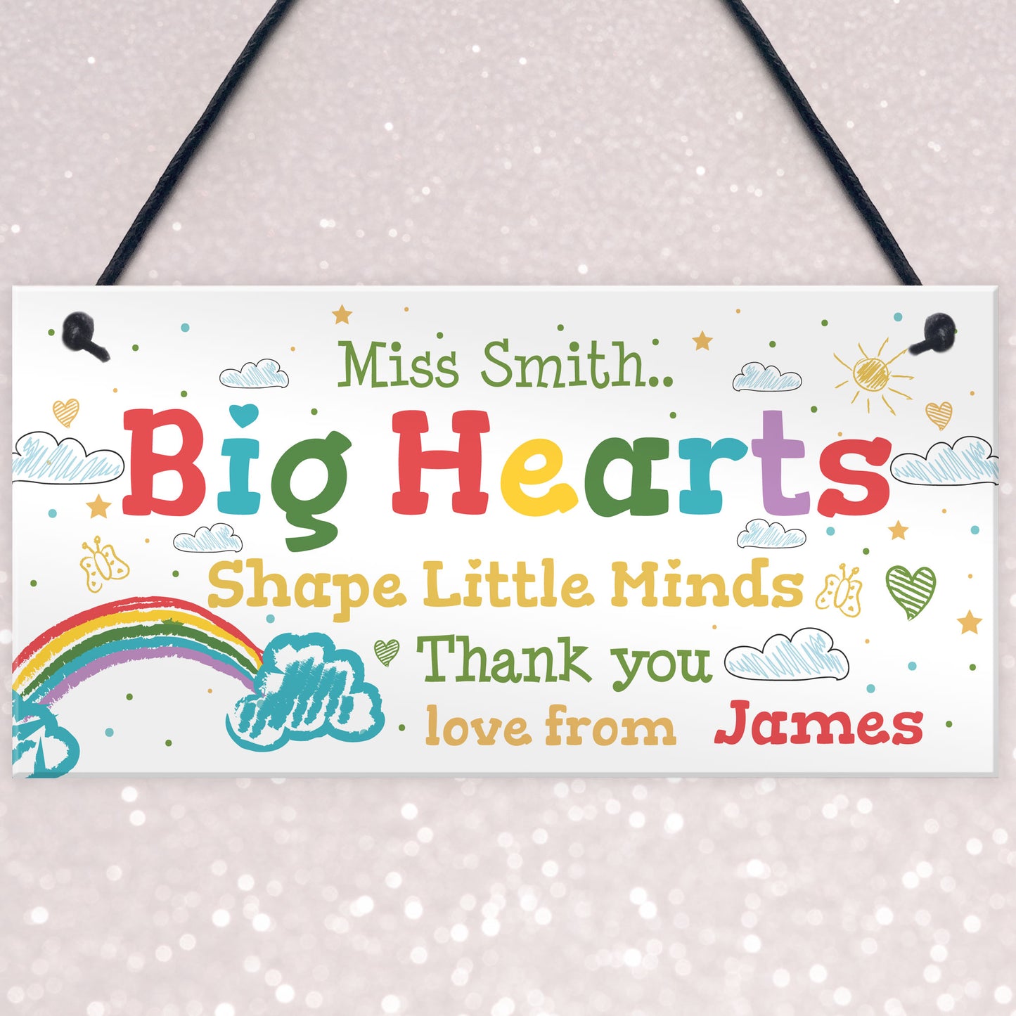 Personalised Teacher Gifts For Women Men Thank You Present