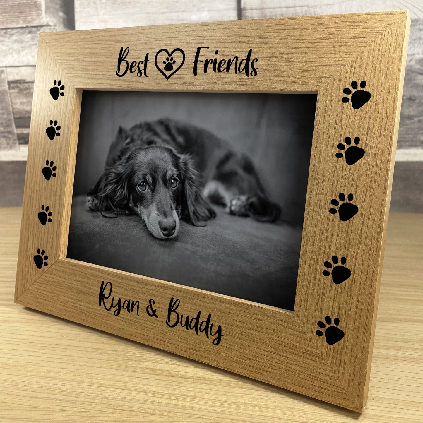 Gift For Family PERSONALISED Photo Frame For PET Dog Cat