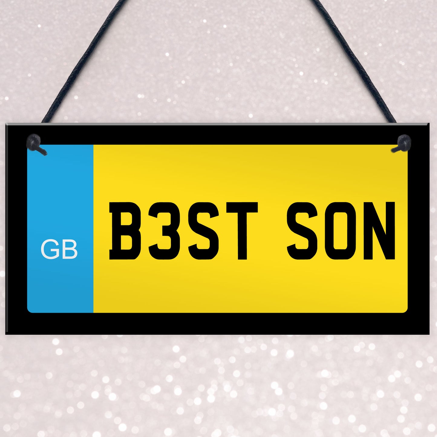 Best Son Novelty Number Plate Sign Birthday Gift For Son Funny