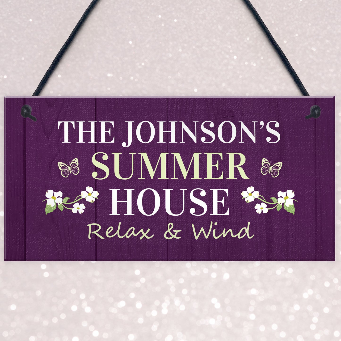 Hanging Summerhouse Sign Garden Plaque Home Decor Family Gift