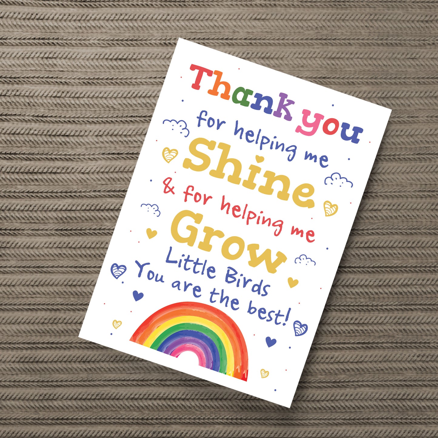 Personalised Teacher Thank You Leaving Gifts Nursery School