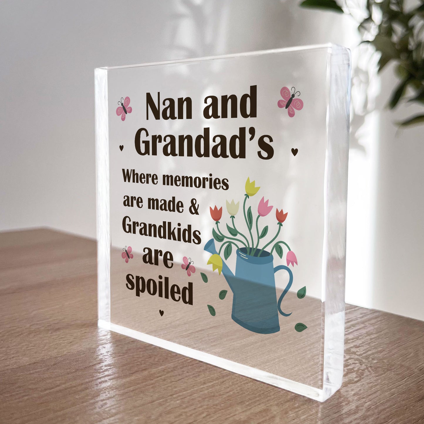 Nan Grandad Plaque Home Decor Christmas Birthday Gifts