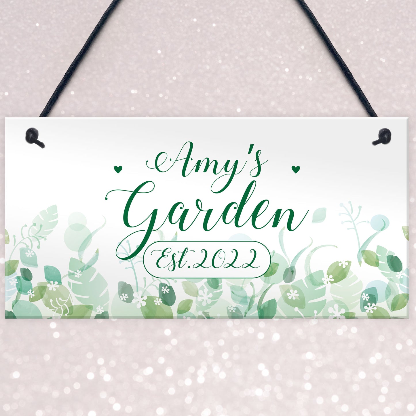 Novelty Garden Signs And Plaques Personalised Hanging Wall Sign