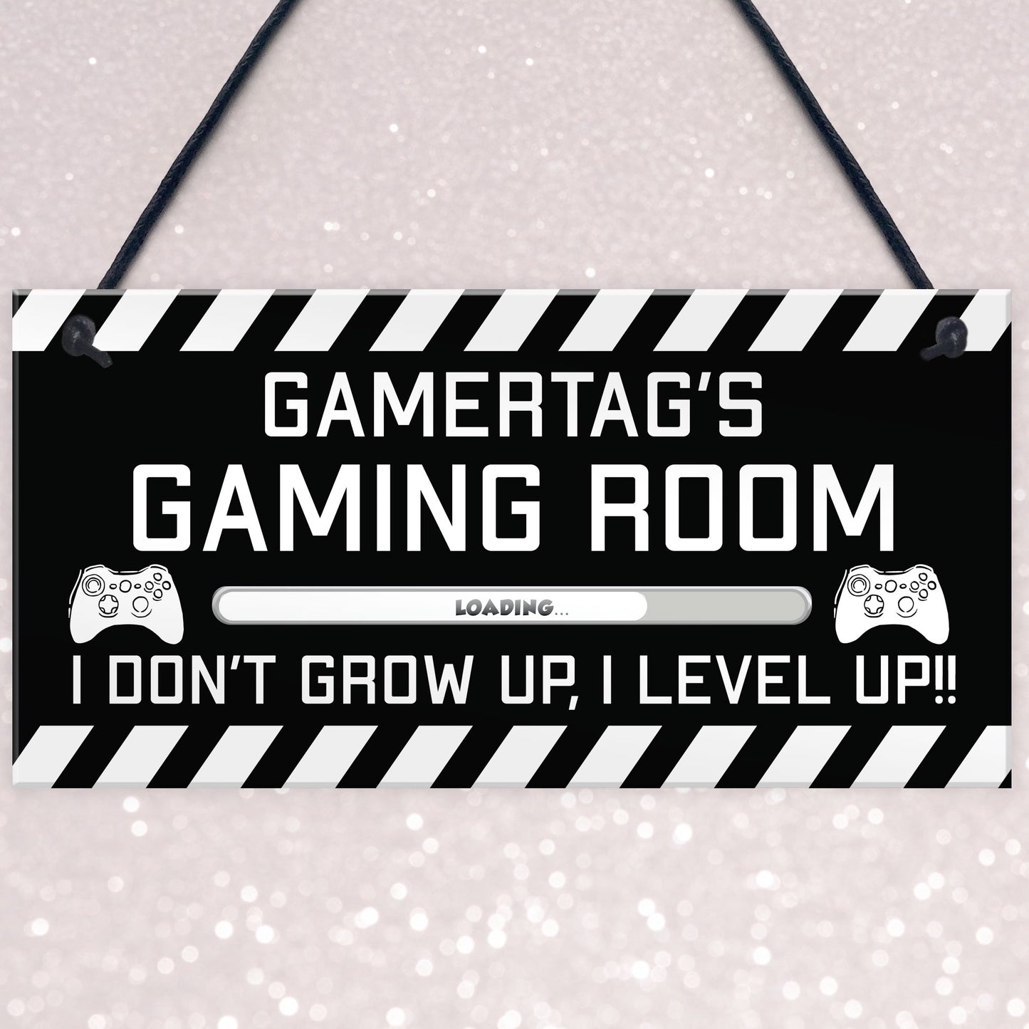 Novelty Gaming Room Sign PERSONALISED Gamer Gift