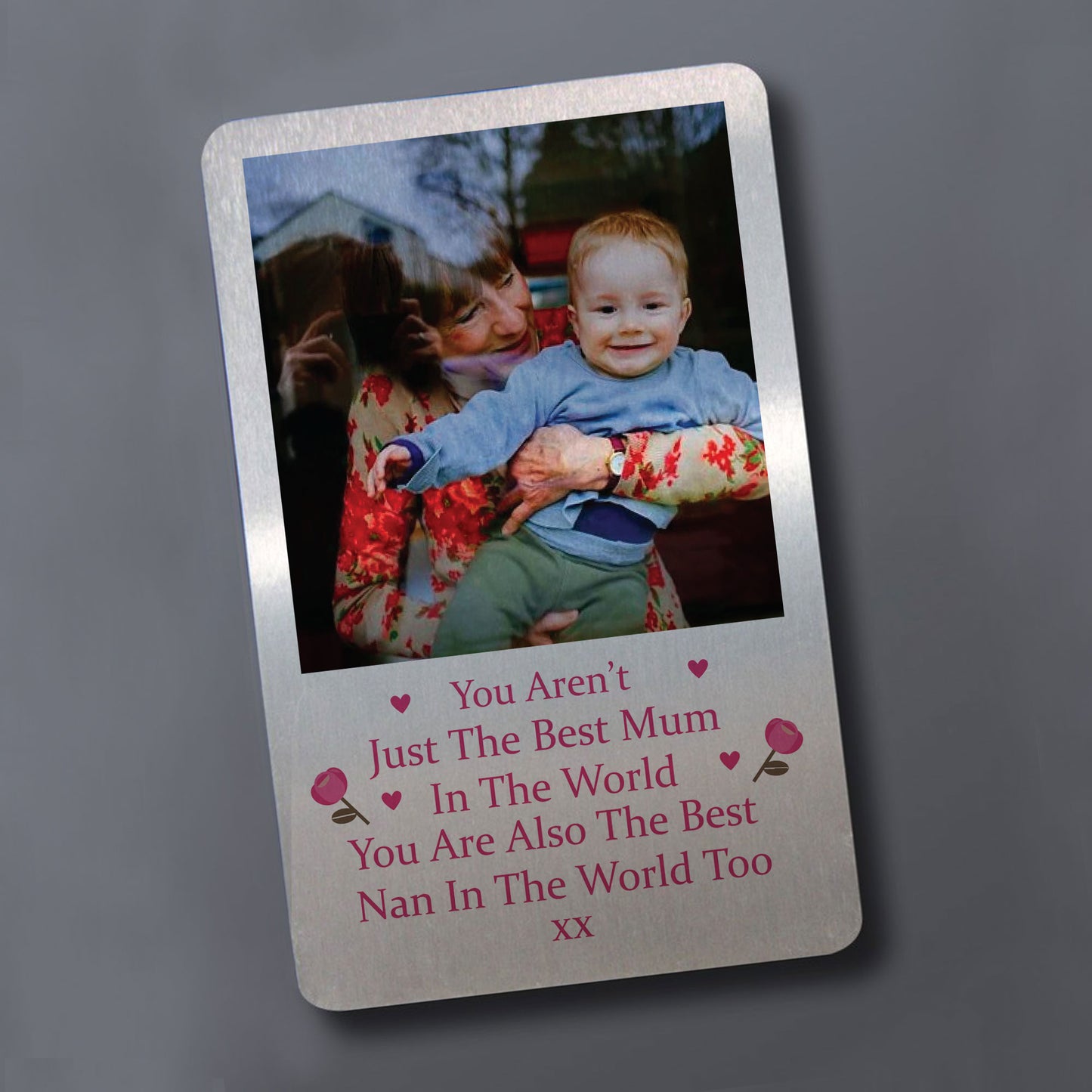 Personalised Gift For Nan Birthday Wallet Card Insert Nan Gift