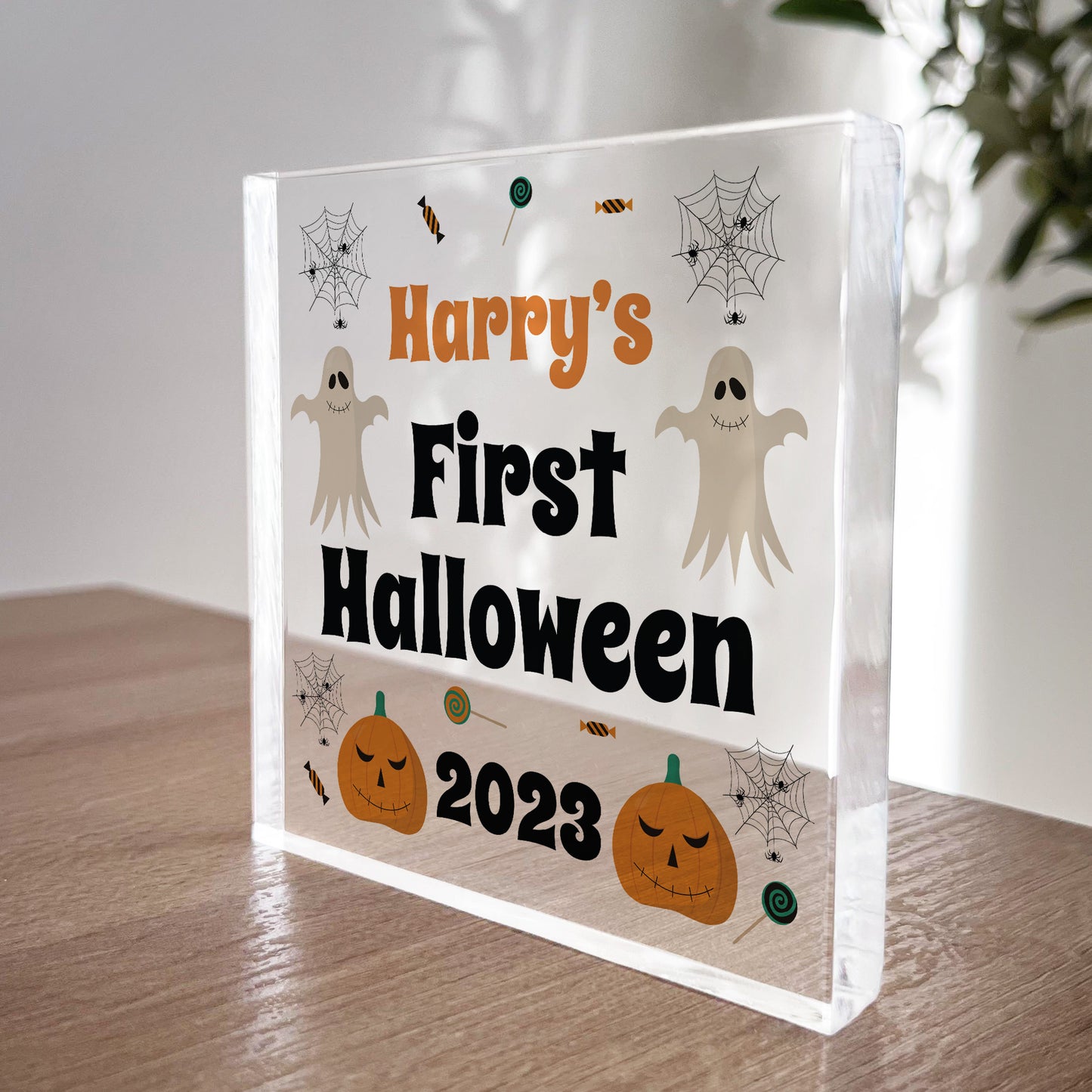 Personalised My First Halloween Gift Halloween Decoration Baby