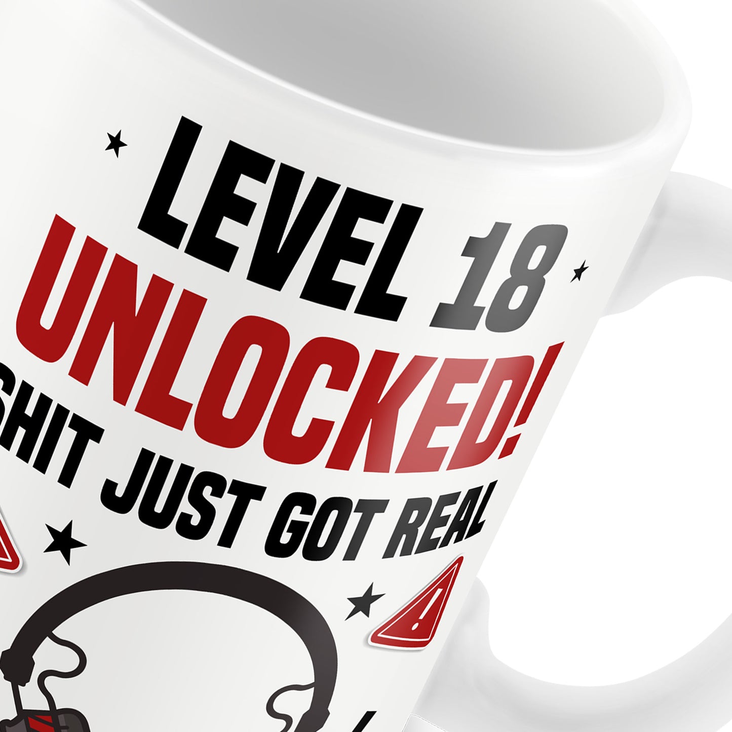 18th Birthday Mug Gamer Level Unlocked Gift For Him Her Men