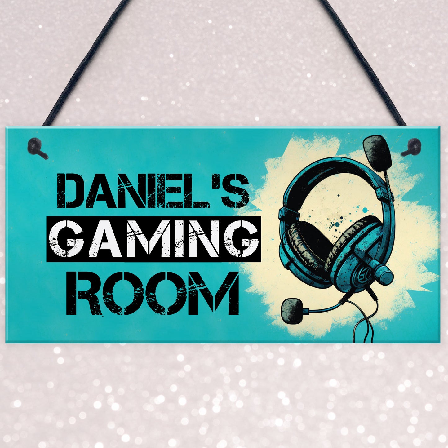 Gaming Room PERSONALISED Sign Boys Bedroom Gamer Gifts For Son