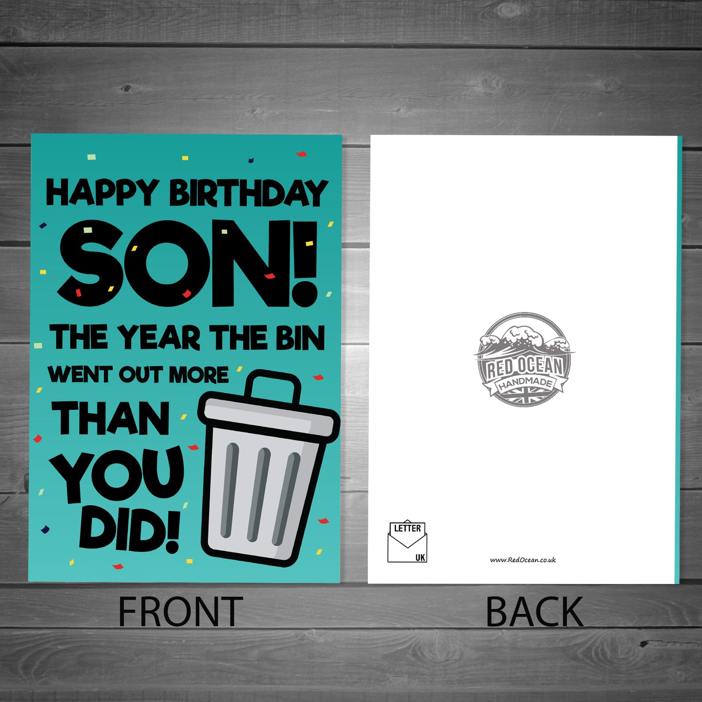 Funny Birthday Card For Son Lockdown Design Novelty Card