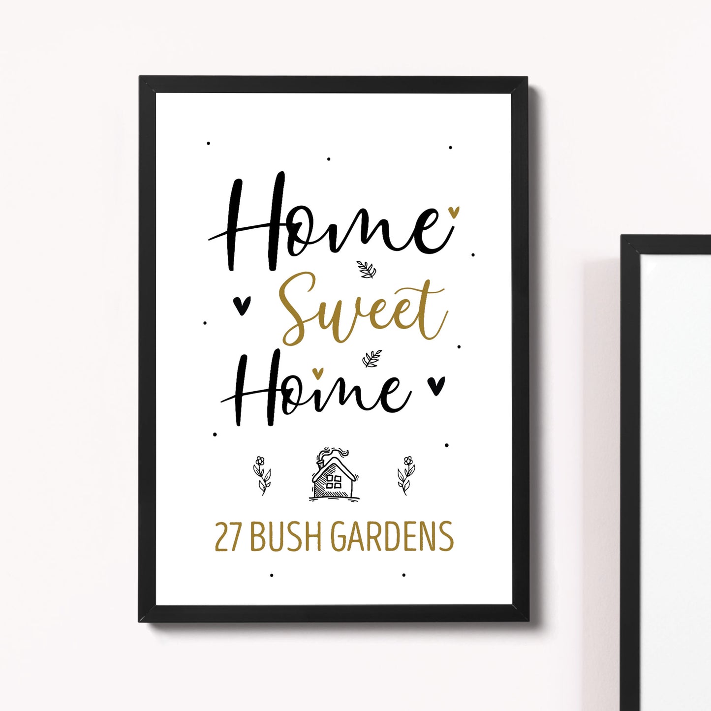 New Home Gift Personalised House Warming Gift Home Sweet Home