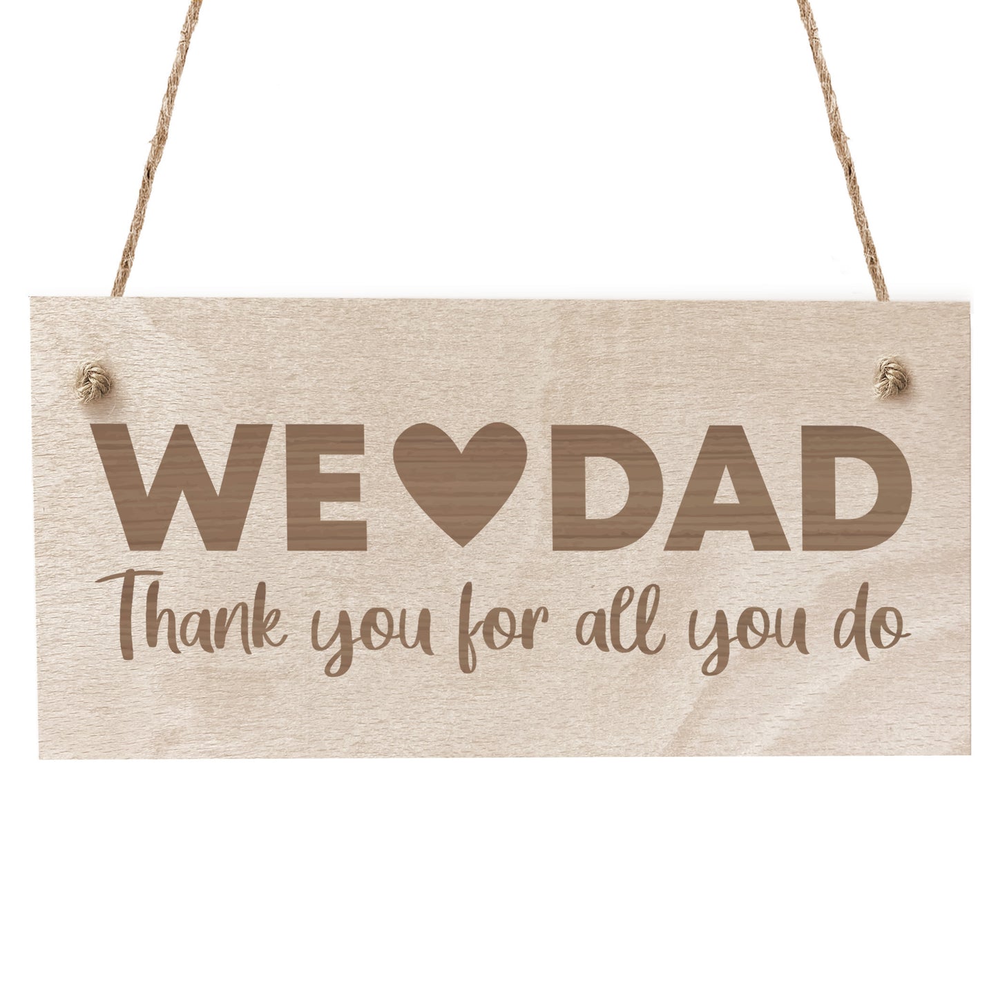 Gift For Dad Fathers Day Gift Wooden Hanging Plaque Dad Birthday