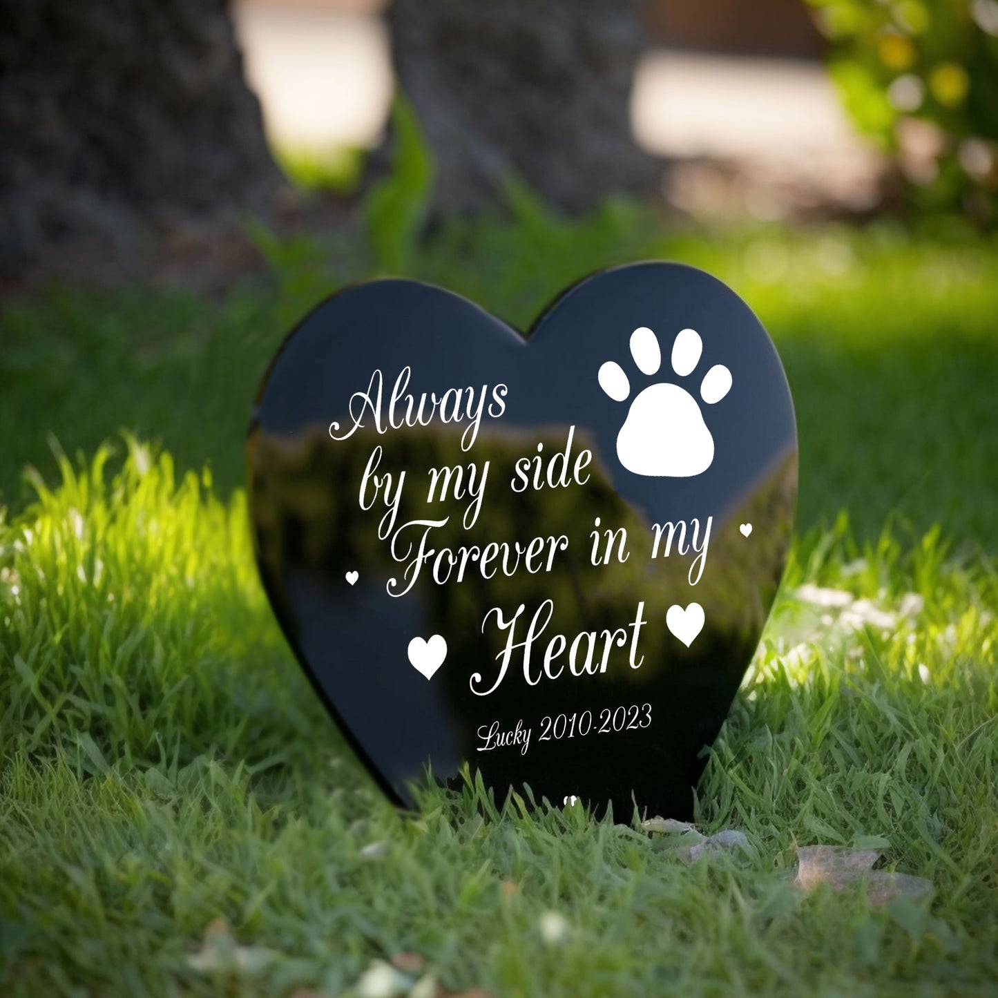 Memorial Plaque For Pet Dog Cat Personalised Grave Stone Gift