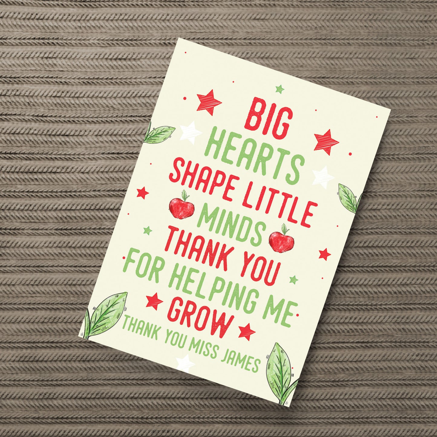 Thank You Gift For Your Teacher Teaching Assistant Print Leavin