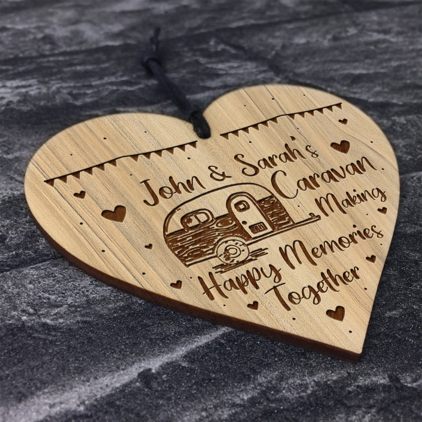 Caravan Hanging Personalised Plaque Caravan Motorhome Decor