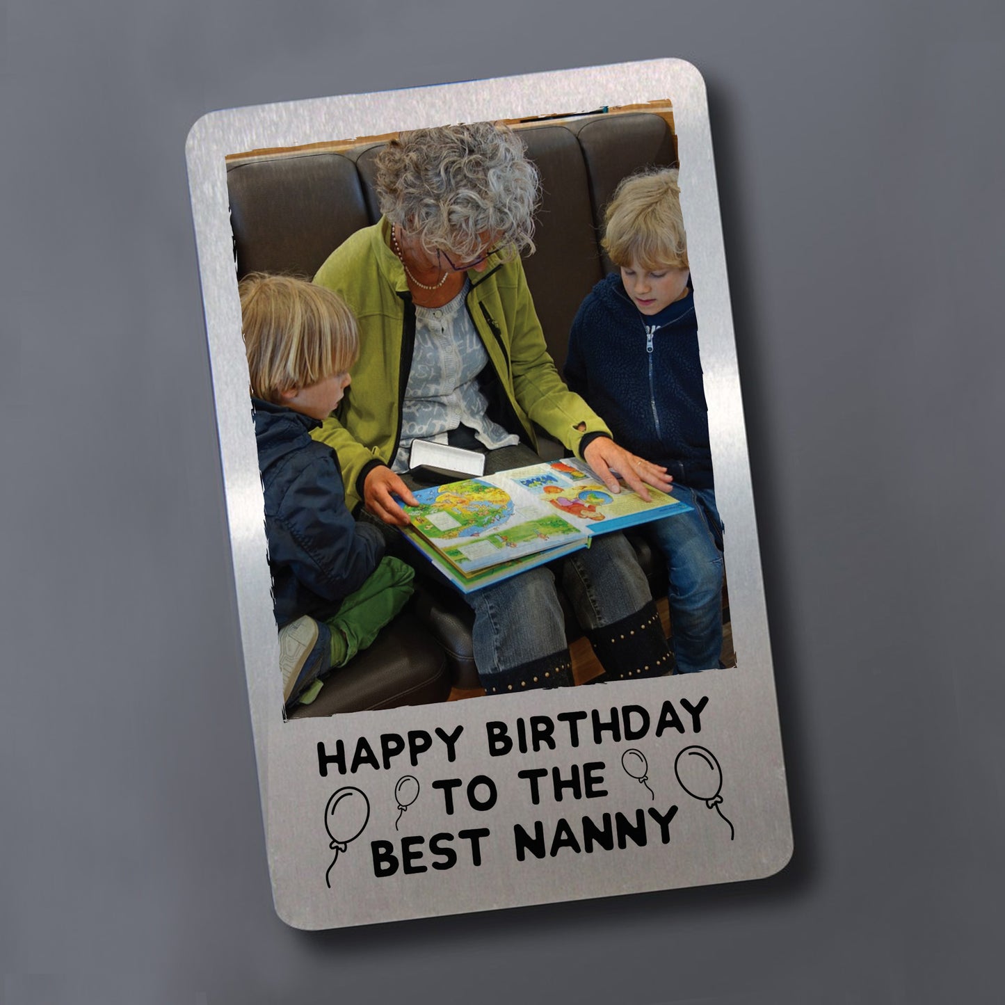 Happy Birthday To The Best Nanny Personalised Card Gift