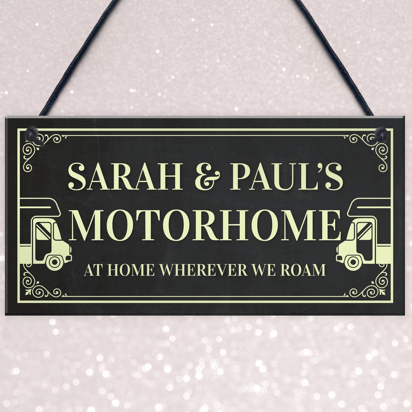 Personalised Motorhome Sign Motorhome Accessories Door Sign