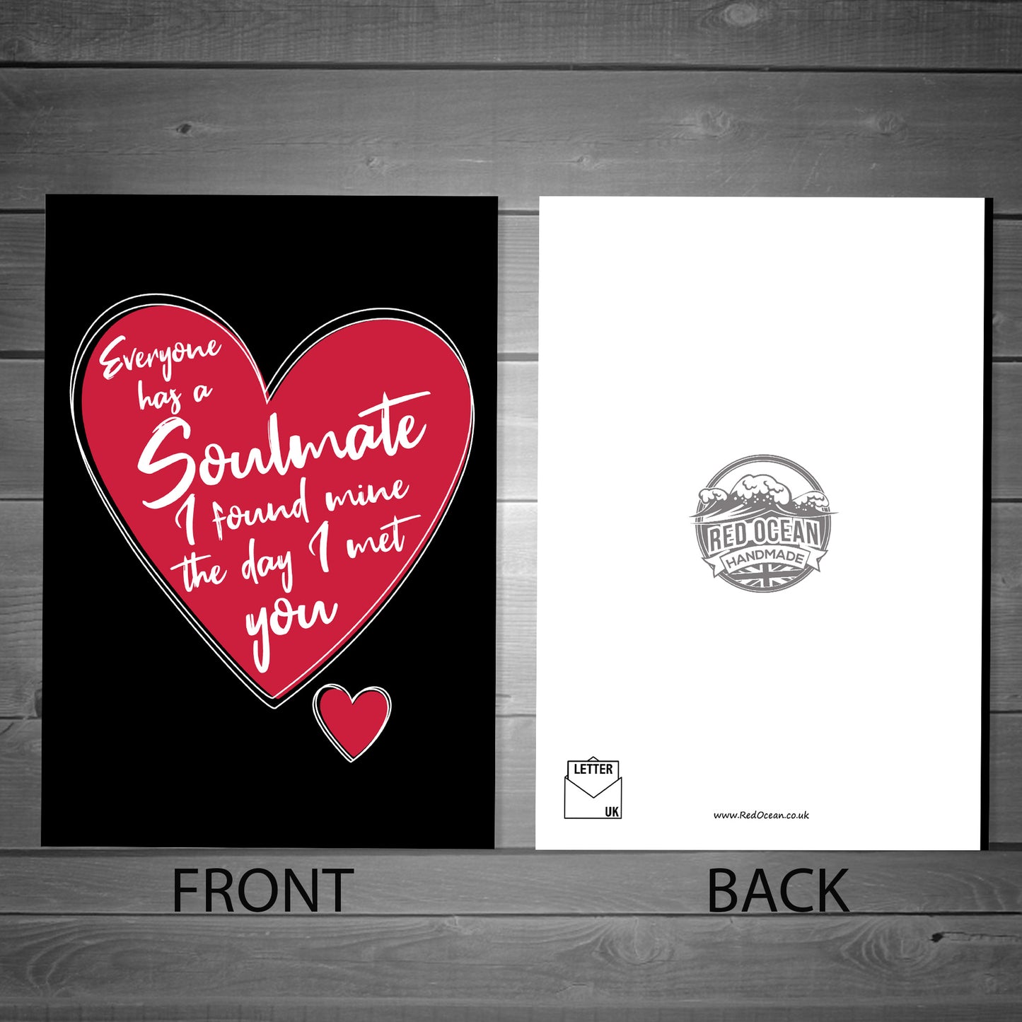 Valentines Day Cards For Him Her Soulmate Card Anniversary Card