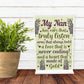 Nan Decorations Standing Sign Nanny Birthday Christmas Gift