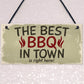 Best BBQ Pit Hanging Garden Sign Barbeque Shed SummerHouse