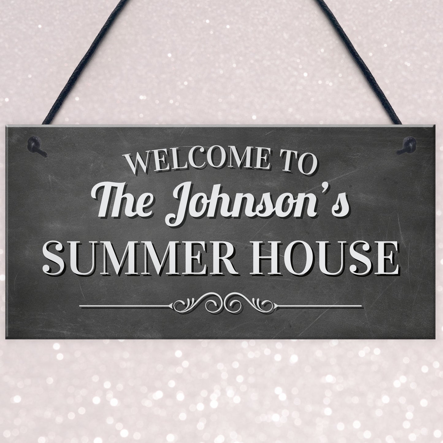 PERSONALISED Summerhouse Sign For Garden Outside Hanging