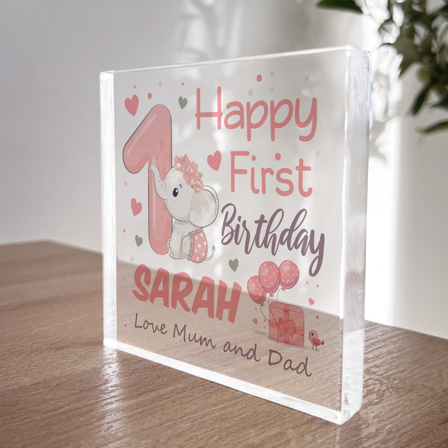 PERSONALISED 1st Birthday Gifts Baby Girl Daughter Grandaughter